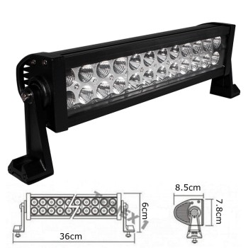 Универсален светодиоден лайтбар (LED light bar) 36см